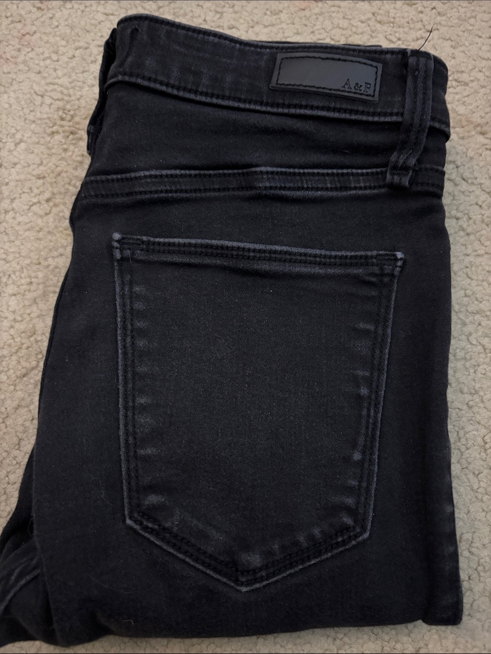 Abercrombie & Fitch Black High-Rise Jean Leggings